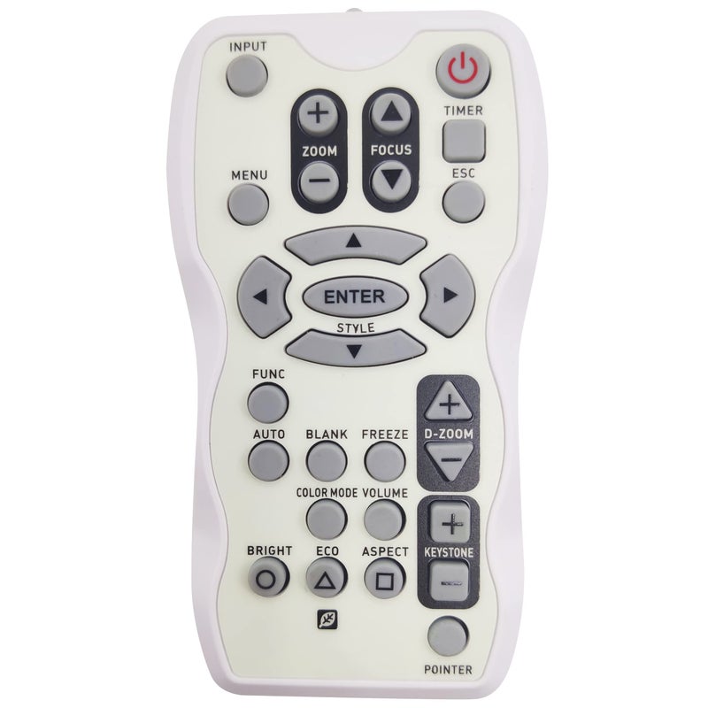 INTECHING YT-110 Projector Remote Control for Casio XJ-A141, XJ-A146, XJ-A241, XJ-A246, XJ-A251, XJ-A256, XJ-M250, XJ-M255, XJ-ST145, XJ-ST155 - Image 1